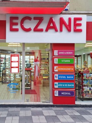 IŞIKLI NÖBETÇİ ECZANE PANOSU MODEL 2 ASKILI