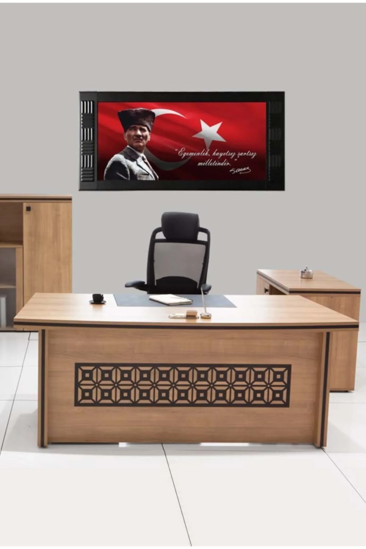 Makam Arkası Atatürk Panosu 120 x 240 - MAKAMPANOSU55x115